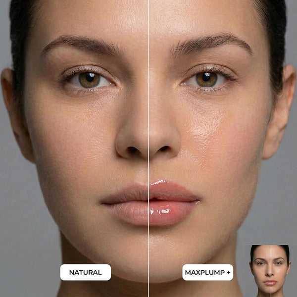 Maxplump + Уголемяващ гланц за устни с мигновен ефект