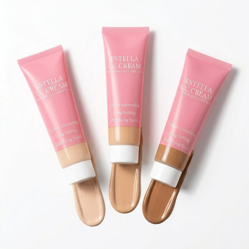 CC крем Estella by Panacea Cosmetics — 3 нюанса, матиращ финиш и дълготрайно покритие